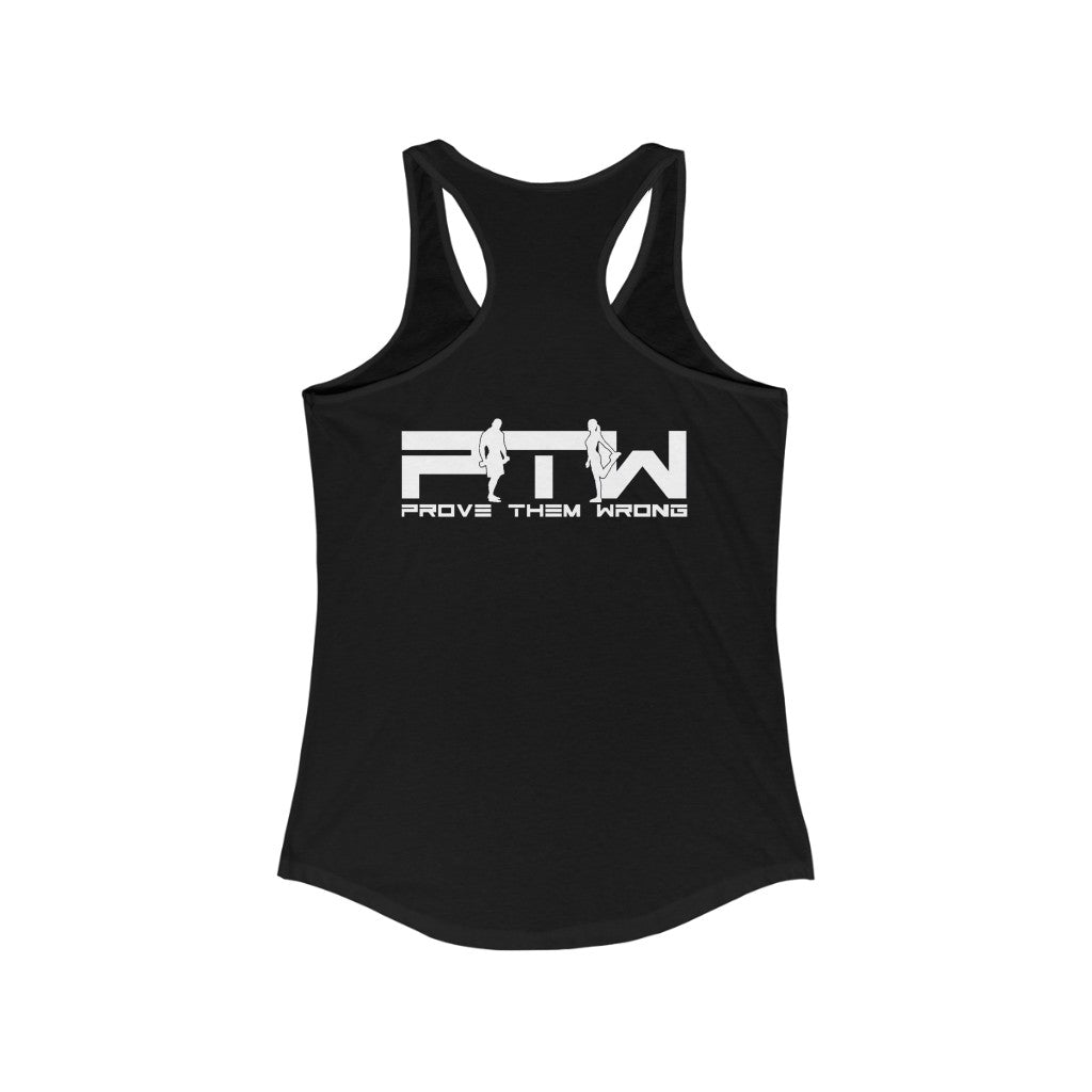 【美品】LOGO TankTop (white/black) L Prove Them Wrong Women's Tank Top With White Logo (Multiple