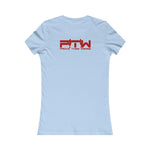 Prove Them Wrong Women's T-Shirt With Red Logo (Multiple Shirt Colors/Non Embroidered)