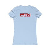 Prove Them Wrong Women's T-Shirt With Red Logo (Multiple Shirt Colors/Non Embroidered)