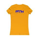 Prove Them Wrong Women's T-Shirt With Blue Logo (Multiple Shirt Colors/Non Embroidered)