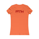 Prove Them Wrong Women's T-Shirt With Red Logo (Multiple Shirt Colors/Non Embroidered)