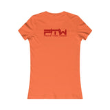 Prove Them Wrong Women's T-Shirt With Red Logo (Multiple Shirt Colors/Non Embroidered)