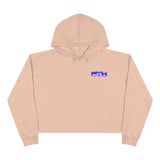 Prove Them Wrong Crop Top Hoodie With Blue Logo (Multiple Hoodie Colors Non/Embroidered)