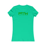 Prove Them Wrong Women's T-Shirt With Light Green Logo (Multiple Shirt Colors/Non Embroidered)