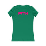 Prove Them Wrong Women's T-Shirt With Hot Pink Logo (Multiple Shirt Colors/Non Embroidered)