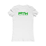 Prove Them Wrong Women's T-Shirt With Light Green Logo (Multiple Shirt Colors/Non Embroidered)