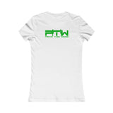 Prove Them Wrong Women's T-Shirt With Light Green Logo (Multiple Shirt Colors/Non Embroidered)