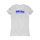 Prove Them Wrong Women's T-Shirt With Blue Logo (Multiple Shirt Colors/Non Embroidered)