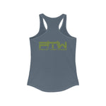 Prove Them Wrong Women's Tank Top With Olive Green Logo (Multiple Tank Colors/Non Embroidered)