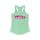 Prove Them Wrong Women's Tank Top With Hot Pink Logo (Multiple Tank Colors/Non Embroidered)