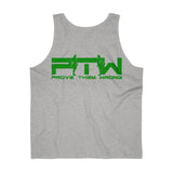 Prove Them Wrong Tank Top With Green Logo (Multiple Tank Colors/Non Embroidered)