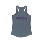 Prove Them Wrong Women's Tank Top With Purple Logo (Multiple Tank Colors/Non Embroidered)