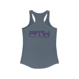 Prove Them Wrong Women's Tank Top With Purple Logo (Multiple Tank Colors/Non Embroidered)