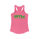 Prove Them Wrong Women's Tank Top With Light Green Logo (Multiple Tank Colors/Non Embroidered)