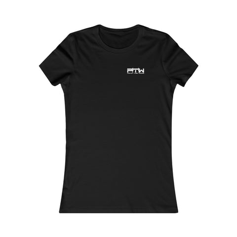 Prove Them Wrong Women's T-Shirt With White Logo (Multiple Shirt Colors/Non Embroidered)