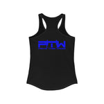 Prove Them Wrong Women's Tank Top With Blue Logo (Multiple Tank Colors/Non Embroidered)