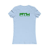 Prove Them Wrong Women's T-Shirt With Green Logo (Multiple Shirt Colors/Non Embroidered)