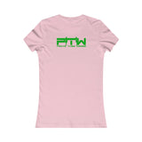 Prove Them Wrong Women's T-Shirt With Light Green Logo (Multiple Shirt Colors/Non Embroidered)