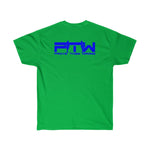 Prove Them Wrong T-Shirt With Blue Logo (Multiple Shirt Colors/Non Embroidered)