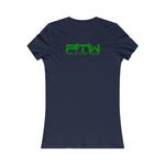 Prove Them Wrong Women's T-Shirt With Green Logo (Multiple Shirt Colors/Non Embroidered)