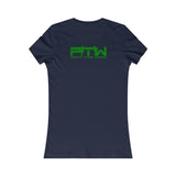 Prove Them Wrong Women's T-Shirt With Green Logo (Multiple Shirt Colors/Non Embroidered)