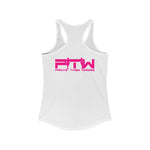 Prove Them Wrong Women's Tank Top With Hot Pink Logo (Multiple Tank Colors/Non Embroidered)