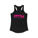 Prove Them Wrong Women's Tank Top With Hot Pink Logo (Multiple Tank Colors/Non Embroidered)