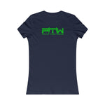 Prove Them Wrong Women's T-Shirt With Light Green Logo (Multiple Shirt Colors/Non Embroidered)