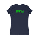 Prove Them Wrong Women's T-Shirt With Light Green Logo (Multiple Shirt Colors/Non Embroidered)