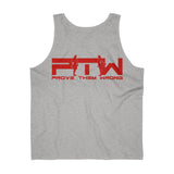 Prove Them Wrong Tank Top With Red Logo (Multiple Tank Colors/Non Embroidered)