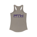 Prove Them Wrong Women's Tank Top With Purple Logo (Multiple Tank Colors/Non Embroidered)