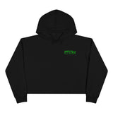 Prove Them Wrong Crop Top Hoodie With Green Logo (Multiple Hoodie Colors Non/Embroidered)