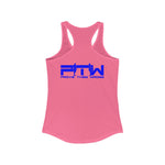 Prove Them Wrong Women's Tank Top With Blue Logo (Multiple Tank Colors/Non Embroidered)