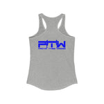 Prove Them Wrong Women's Tank Top With Blue Logo (Multiple Tank Colors/Non Embroidered)