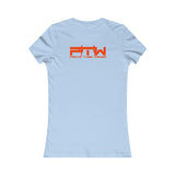 Prove Them Wrong Women's T-Shirt With Orange Logo (Multiple Shirt Colors/Non Embroidered)