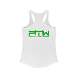 Prove Them Wrong Women's Tank Top With Light Green Logo (Multiple Tank Colors/Non Embroidered)