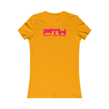 Prove Them Wrong Women's T-Shirt With Hot Pink Logo (Multiple Shirt Colors/Non Embroidered)