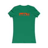 Prove Them Wrong Women's T-Shirt With Orange Logo (Multiple Shirt Colors/Non Embroidered)