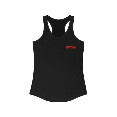 Prove Them Wrong Women's Tank Top With Red Logo (Multiple Tank Colors/Non Embroidered)