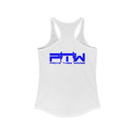 Prove Them Wrong Women's Tank Top With Blue Logo (Multiple Tank Colors/Non Embroidered)