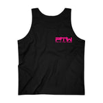 Prove Them Wrong Tank Top With Hot Pink Logo (Multiple Tank Colors/Non Embroidered)