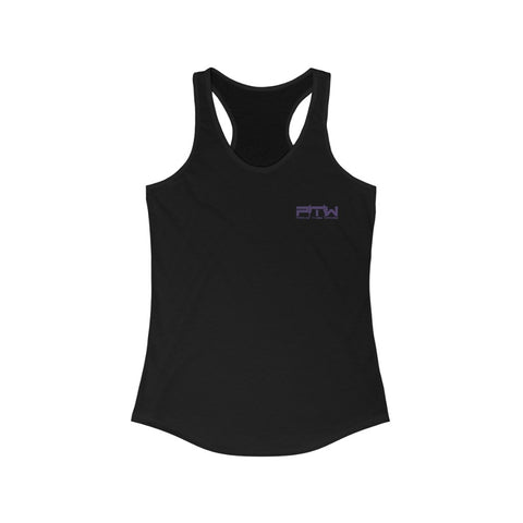 Prove Them Wrong Women's Tank Top With Purple Logo (Multiple Tank Colors/Non Embroidered)