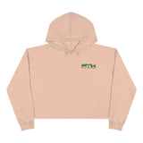 Prove Them Wrong Crop Top Hoodie With Green Logo (Multiple Hoodie Colors Non/Embroidered)