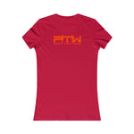 Prove Them Wrong Women's T-Shirt With Orange Logo (Multiple Shirt Colors/Non Embroidered)