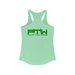 Prove Them Wrong Women's Tank Top With Green Logo (Multiple Tank Colors/Non Embroidered)