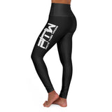 Black Prove Them Wrong High Waisted Leggings With White Logo (Non Embroidered)