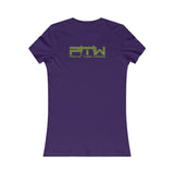 Prove Them Wrong Women's T-Shirt With Olive Green Logo (Multiple Shirt Colors/Non Embroidered)