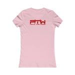 Prove Them Wrong Women's T-Shirt With Red Logo (Multiple Shirt Colors/Non Embroidered)