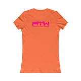 Prove Them Wrong Women's T-Shirt With Hot Pink Logo (Multiple Shirt Colors/Non Embroidered)