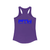 Prove Them Wrong Women's Tank Top With Blue Logo (Multiple Tank Colors/Non Embroidered)